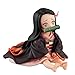 Apehuyuan Anime Demon Slayer Kimetsu no Yaiba Nezuko Kamado PVC Figure Sitting Ver. Statue Action Collectible Figure Toys