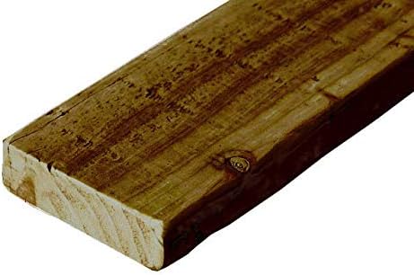 Amazon Old Ashiba 足場板古材 フリー板 厚35ｍｍ 幅115ｍｍ 長さ260ｍｍ 26cm 屋内用鶯茶 うぐいすちゃ Diy用素材 Diy 工具 ガーデン