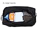 MIER Heavy Duty Nylon Cargo Duffel Bag Extra Large Travel Duffle,Foldable,Black,140L