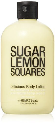 Hempz Treats Body Lotion, 18.6 Oz (Sugar Lemon Squares) (The Best Lemon Squares)