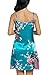 Avidlove Women's Peacock Nightshirts Satin Chemises Slip Sleepwear