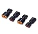 FPVDrone Male XT60 to Female T-Plug Connector Adapter No Wires RC LiPo Battery Connectors for Male XT60 to Female Deans Connector (4PCS)