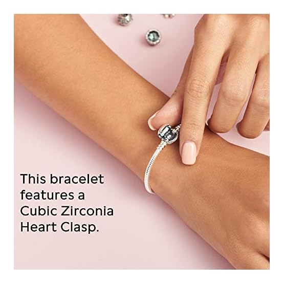 Pandora-Womens-Moments-Silver-Bracelet-with-Pave-Heart-Clasp Pandora-Womens-Moments-Silver-Bracelet-with-Pave-Heart-Clasp