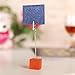 10pcs 10 Colors Cube Wire Base Photo Holder Stand Card Note Desk Memo Clip