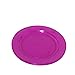 40 6 Inch Round Neon Colored Party Plates. Bright Colored Dessert Party Plates Come in Assorted Neon Colors, Pink, Purple, Green, and, Blue. Disposable Plastic Party Favor Plates.