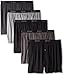 Hanes Men's 5-Pack Ultimate FreshIQ Dyed Exposed Waistband Knit Boxer with ComfortFlex Waistband - Assorted Colors