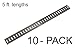 E Track 5 ft. Horizontal Trailer Tiedowns Mfg USA - 10 Pieces