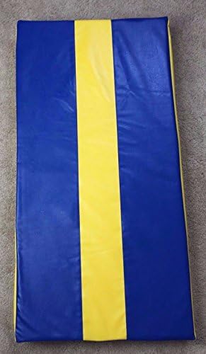 Gymnastics Blue Soft Mat for Kids / (20" X 40" X 4") / Playground Indoor Sport Matting / Childrens Large Washable Mats for Home Play / Non Slip Thick Mat for Front Hallway / Cheap Fold up Playroom Mat