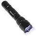【】SecurityIng Mini LED UV Ultraviolet Blacklight Flashlight for Money Detector, Leak Detector, Cat-Dog-Pet Urine, Spot Scorpions(18650 Battery Not Included)