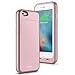 iPhone 6 6S Battery Charger Case, AexPower 3800mAh Rechargeable External Battery Enhance Extended Power Charger Protective Charging Case for iPhone 6S 6 4.7'' Slim Portable Juice Bank Cover-Rose Gold