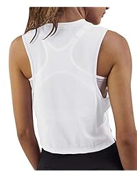 Mippo - Camiseta sin mangas de malla para mujer