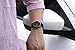 Chronos Quartz Black Leather Men's Wrist Watch Waterproof Classic Round Black Dial Large Number Calendar