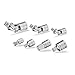 Powerbuilt 7 Piece Universal Joint and Socket Adaptor Set, U-Joint and Socket Extension Set, 1/4