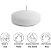 CandleNScent Unscented Floating Candles | Large 3 Inch - Fits in 3 Inch Vase and Above | White| Floats On Water | Made in USA (Pack of 36)