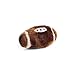 SPOT Plush Football Dog Toy with Squeaker | Soft, Plush Fabric Football Squeak Toy for Small and Large Dog Breeds | Fetch Toy for Throwing and Chasing | 4.5