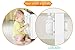 Magnetic Cabinet Locks - Child Proof Lock Set - Baby Safety Locks for Cabinets & Drawers - No Tools Or Drilling Needed - 4 Locks + 1 Key