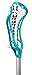 STX Lacrosse Women's EXULT 300 Complete Stick Teal Head and Black Runway Pocket on 7075 Handle