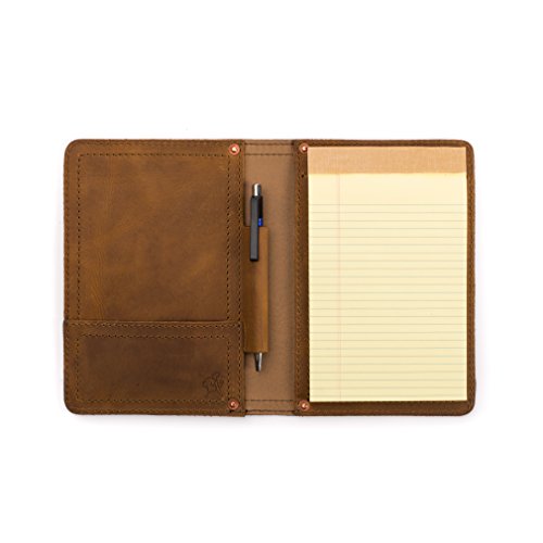 Saddleback Leather Co. Business Notepad Holder Full Grain Leather Pad