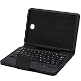 NEWSTYLE Removable Wireless Bluetooth Keyboard ABS Plastic Laptop Stylish Keys and Protective Case for Samsung Galaxy Tab A 8.0