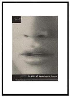 Fineline Picture Frame Color: Black, Size: 16" x 20" Frame/11" x 14" Mat