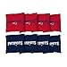 NFL Cornhole Game Bag Set (8 Bags Included, Corn-Filled)