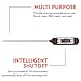 Mindkoo Meat Cooking Thermometer Digital Touch and Sensible with 5.9 inch Stainless Probe Instant Read Timer for BBQ Grilling Baking Candy Milk Bath Water Temp Monitor