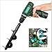 Auger Drill-Bit, LuvisR Garden Plant Flower Bulb Auger 3” x 12” Rapid Planter with Garden Gloves, Post or Umbrella Hole Digger for 3/8” Hex Drive Drill (3X12)