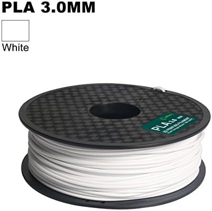 Century 3D PLA Printer Filament 3mm 1kg spool 2.2 pounds Dimensional Accuracy +/- 0.05 mm (White)