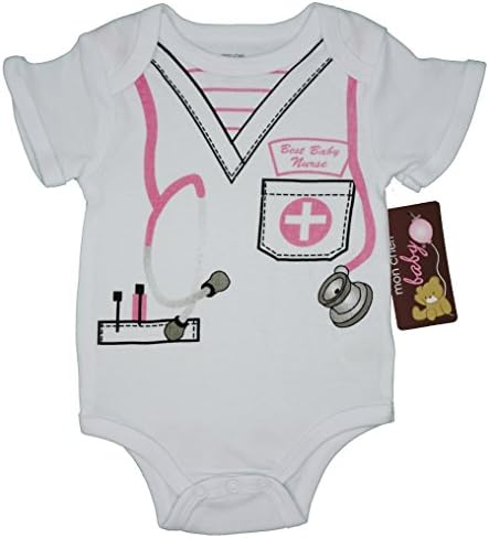 THE NURSE Funny Baby Girl Boy Unisex - Funny Dress Up BodySuits