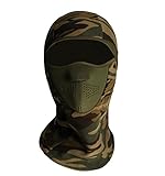 ZERDOCEAN Winter Windproof Fleece Full Face Motorcycle Ski Mask Balaclava Deep Camo