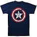 Captain America Men's Shield On Royal T-shirt Royal