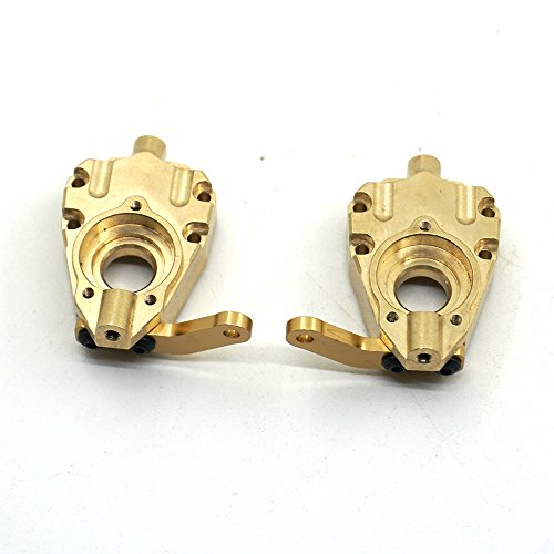 1Pair 135g Metal Brass Front Steering Knuckle Upgrade For Crawler Traxxas TRX-4