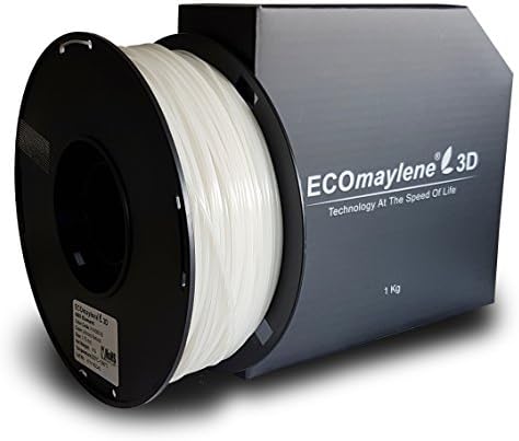 Almond Natural - ECOmaylene3D ABS 3D Printer Filament, 1 kg Spool, 1.75 mm, Dimensional Accuracy +/- 0.05 mm
