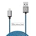 Lightning Cable, [Apple MFi Certified] KINGCOO 3ft/1M Nylon Braided 8 pin Lightning to USB Sync Cable Charging Cord for iPhone 6S / 6S Plus/ 6 / 6 Plus, iPad Pro Air 2 and More (3FT-Blue)