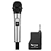 Fifine 20 Channel UHF Handheld Wireless Microphone For Church, Home Karaoke, Business Meetings. Easy To Set Up.(K035)