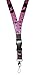 Love Pink Lanyard Key Chain Holder (Black)