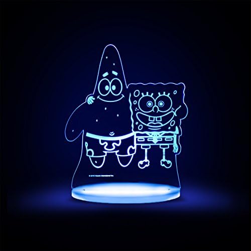 Nickelodeon, SpongeBob &amp; Patrick Mulitcolored LED Night Light