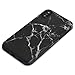 GOLINK Case for iPhone X/iPhone Xs, Marble Series Matte Finish Slim-Fit Ultra-Thin Anti-Scratch Shock Proof Dust Proof Anti-Finger Print TPU Gel Case for iPhone X/iPhone Xs - Black Marble III