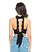 PERSUN Women's Black Plunge High Neck Lace Backless Bikini Crop Top Black Medium