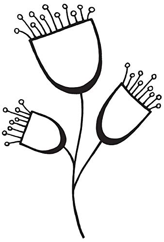 Darkroom Door Springtime Sprouts Cling Stamp 4.5"X3"