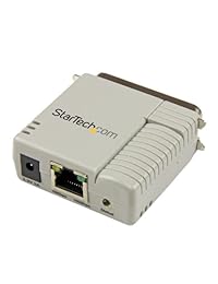 StarTech. com 1 Port Red Inalámbrica servidor de impresión con USB Puerto Ethernet 10 100 Mbps, Beige