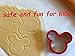 Koko Mickey Mouse Cookie Cutter 2 Pack food and child safe Stainless Steel cookie and Sandwich Cutter, Suitable and safe for Kids. Food Grade Stainless Steel Cookie Cutter Biscuit Mold