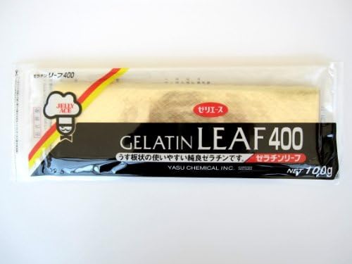 Plate gelatin leaf 400 100g