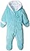 Calvin Klein Baby-Boys Newborn Blue Silky Sherpa Pram