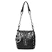 MG Collection Lambskin Gothic Skull Studded, Black