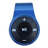 Bluetooth Receiver, Bluebyte Clip Bluetooth 5.0 Audio Receiver for Headphones with MIC for Hands-Free Calling and Music,Bluetooth Wireless Audio Adapter for Music Streaming Sound System.(Blue)