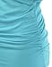 J.TOMSON Women's Batwing Sleeve Surplice Wrap Front Top LIGHTBLUE 2XL