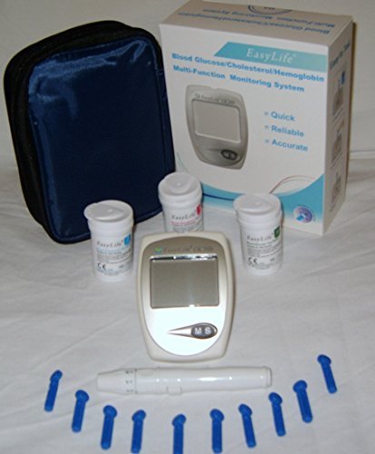 Easy Life Cholesterol Glucose & Hemoglobin (anaemia) Meter Monitoring system by Easy Life