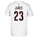 NBA Cleveland Cavaliers LeBron James #23 Men's 7 Series Name & Number Short Sleeve Tee, Medium, White