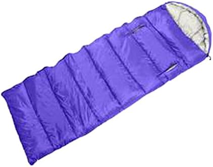 Mitef Compact Envelope Sleeping Bag Spring Fall Sleeping Pad With Caps And Stretch Hands For 40°F/5°C Traveling Camping Hiking Outdoor Activities,Compressing Carry Bag Included,Purple